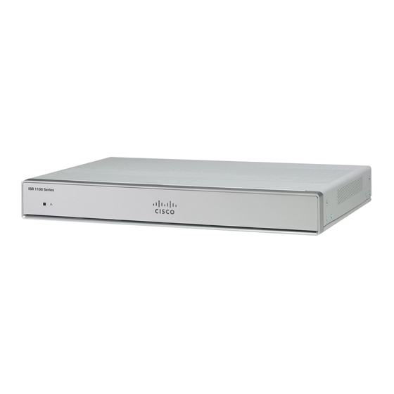 Cisco C1100TG-1N32A Hardware Installation Manual