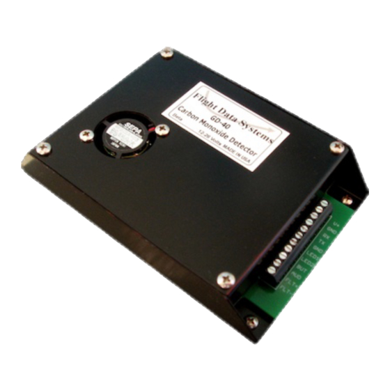 Flight Data Systems GD-40 Installation & Operation Manual