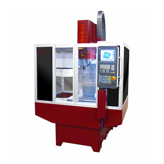 FRYER CM Series Toolroom Milling Machine Manuals