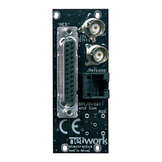 Network Electronics Flashlink DLY-AES Manuals