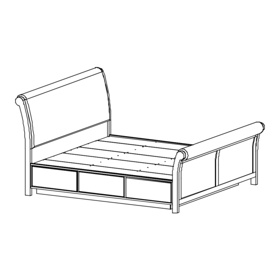 Whittier Wood Furniture Catalina 3336SAN Assembly Instructions Manual