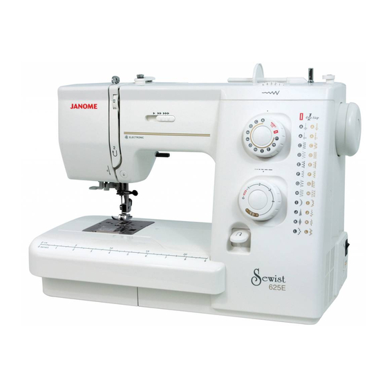 Janome SEWIST 625E Brochure