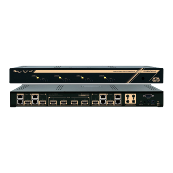 Key Digital Phantom KD-HDMSW4X4 Setup Manual