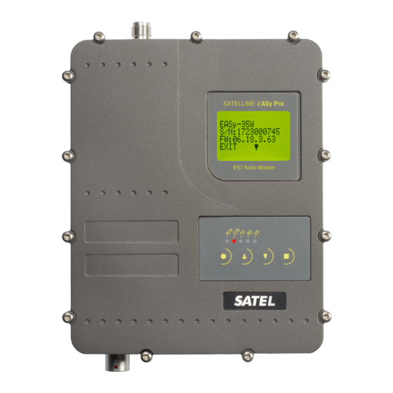 Satel SATELLINE-EASy Pro 35W Manuals