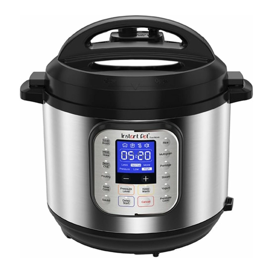 INSTANT POT NOVA PLUS 60 USER MANUAL Pdf Download ManualsLib