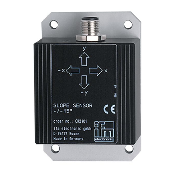 IFM Electronic Ecomat 100 CR2102 Device Manual