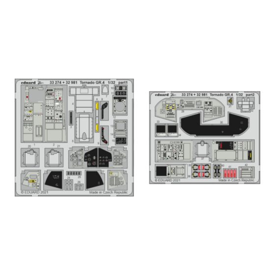 Eduard Tornado GR.4 Quick Start Manual