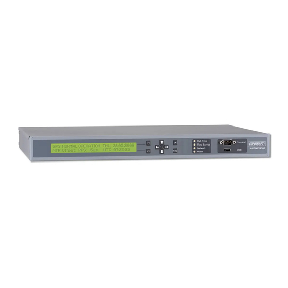 Meinberg LANTIME M300/TCR Technical Reference