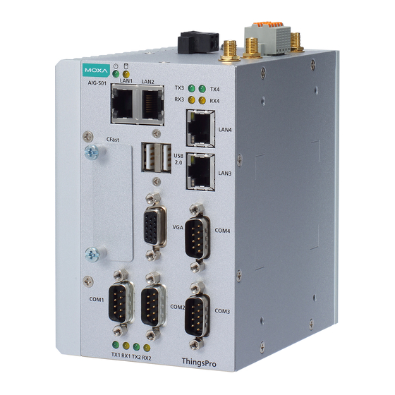 Moxa Technologies AIG-500 Series Manuals