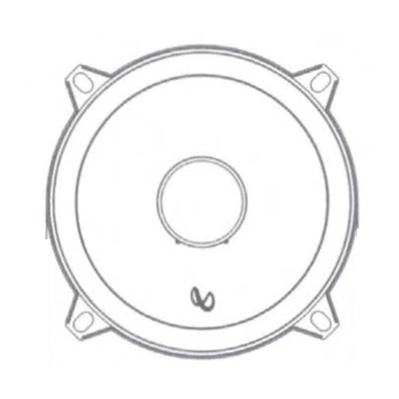 Harman Infinity PRIMUS 503CF Installation Manual