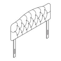 Naomi Home Cassandra Button Tufted Headboard Assembly Instructions Manual