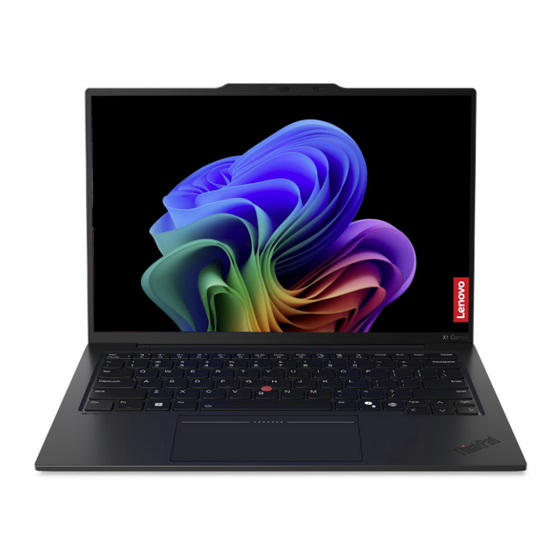 Lenovo ThinkPad X1 Carbon Gen 13 User Manual