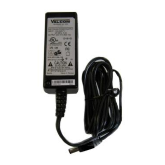 Valcom VP-624D Quick Manual