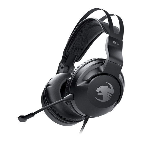 Roccat ELO X STEREO Quick Start Manual