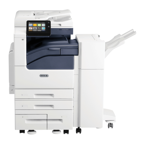 Xerox VersaLink B7025 Security Function Supplementary Manual