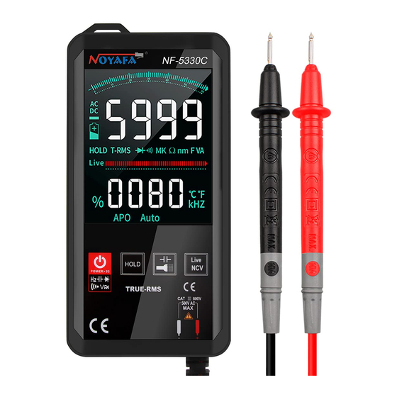NOYAFA 6000Counts Operation Manual