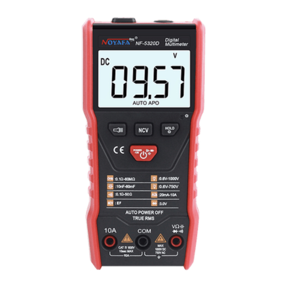 NOYAFA 6000counts User Manual