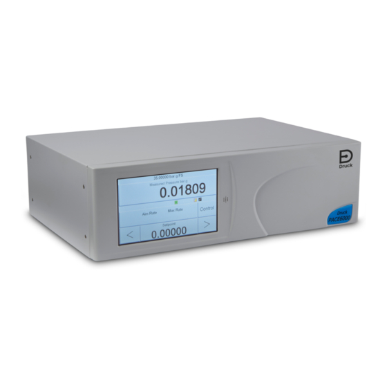 Druck PACE5000 Instruction Manual