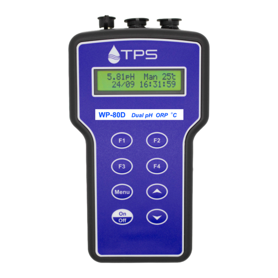 TPS WP-80D Manual