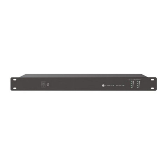 User Manuals: CMX IP-600NA Network Audio Pre-Amplifier