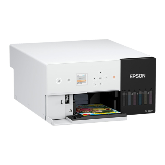 Epson SL-D500 Series Manuals