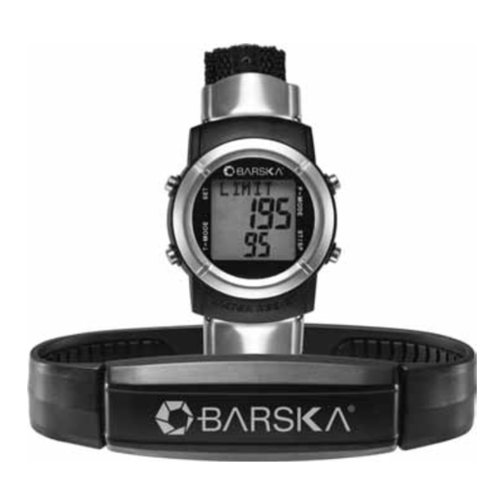 Barska gb12166 Heart Rate Monitor Manuals