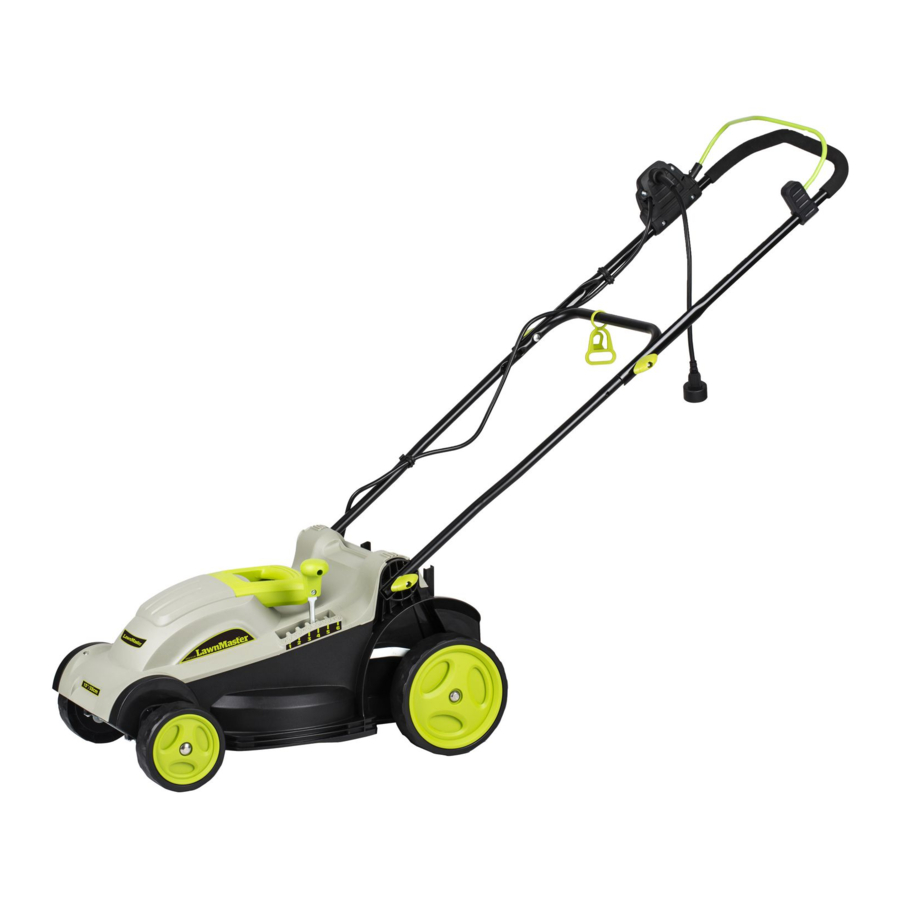 LawnMaster MEB1014M - Electric Mower Manual