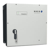 Kaco blueplanet 155 TL3 US Manual