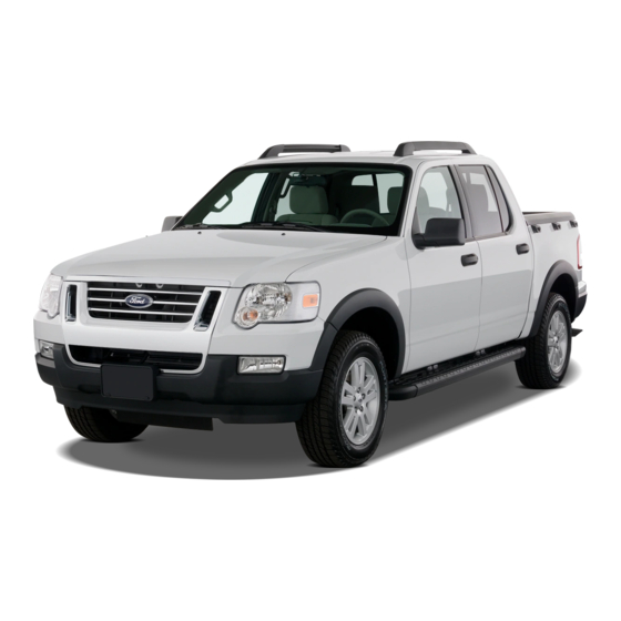 Ford 2009 Explorer Sport Trac Owner's Manual