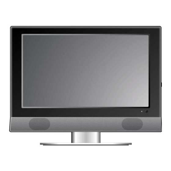 Audiovox FPE2006DV - 20" LCD TV Operating Instructions Manual