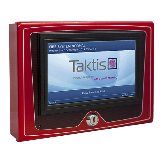 Kentec Electronics Taktis TRC00NC-10 Information Manual