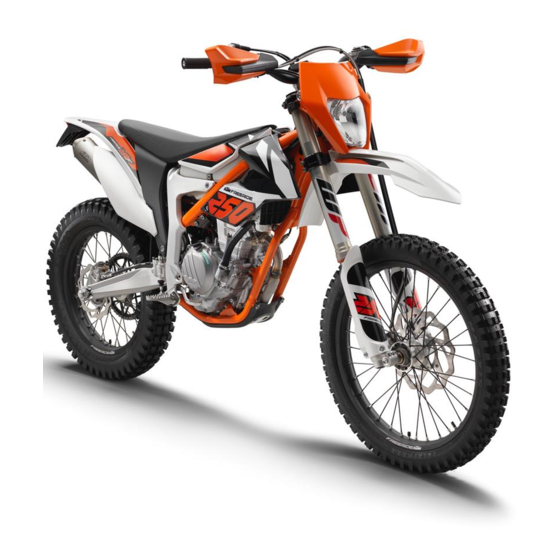 KTM Freeride 250 F 2019 Setup Instructions