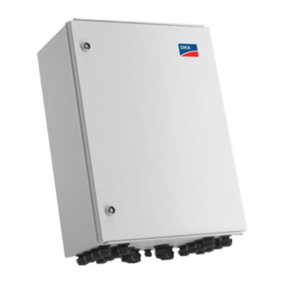 SMA STRING-COMBINER DC-CMB-U15-16 Installation Manual