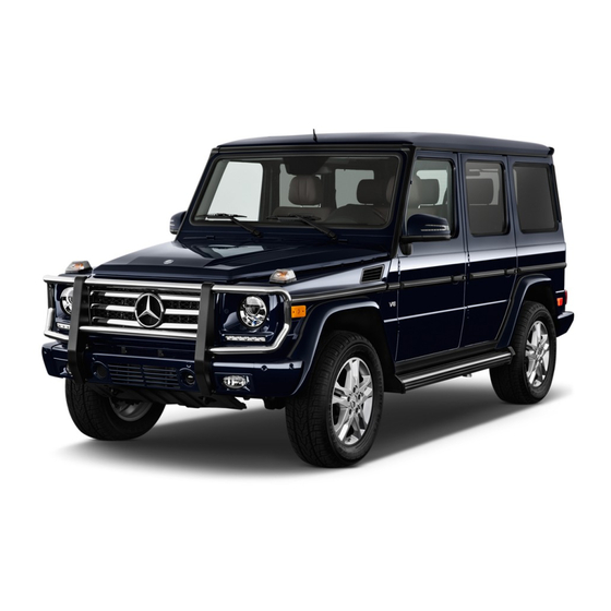 Mercedes-Benz G-Class 2016 Owner's Manual