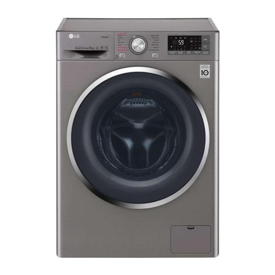 LG F4J7VY(P)(0~9)W/SD Washing Machine Manuals