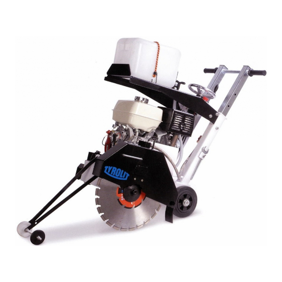 TYROLIT Hydrostress FSG513 Operating Manual / Spare Parts List