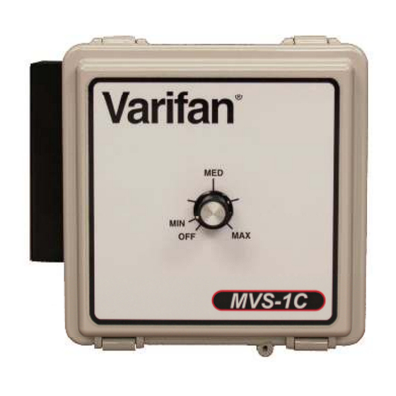 Varifan MVS-1C User Manual
