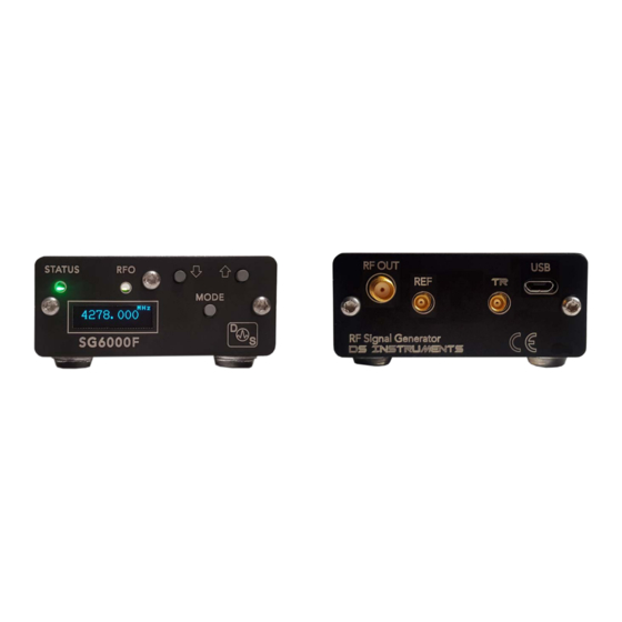 DS SG6000 User Manual