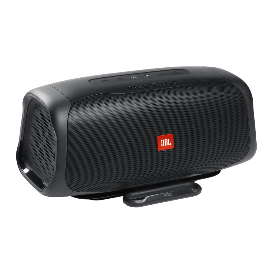 JBL Harman BassPro Go Manual