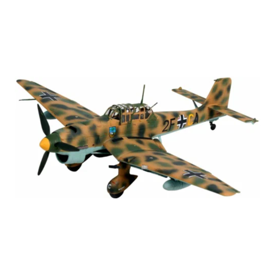REVELL Junkers Ju-87 B2/R2 Stuka Assembly Manual