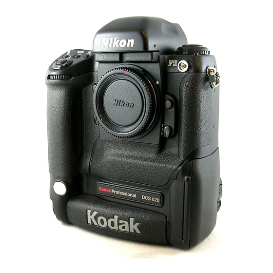 Kodak DCS 600 Series Quick Reference Manual