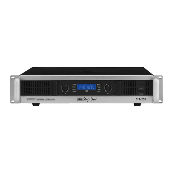 IMG STAGE LINE STA-250 Instruction Manual
