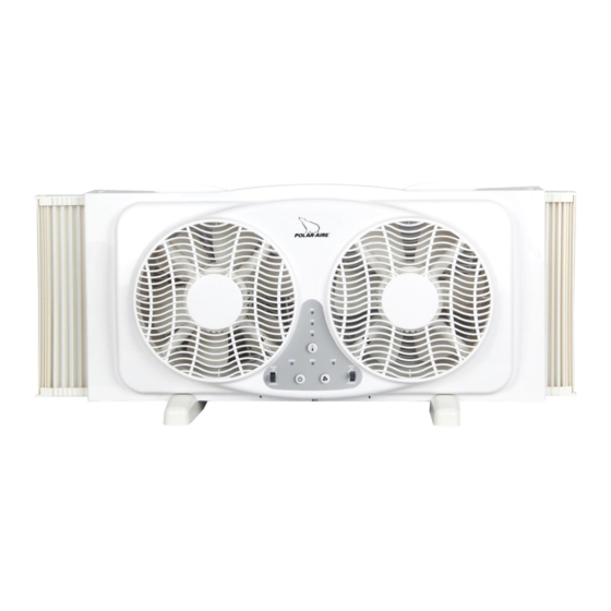 User Manuals: POLAR-AIRE VF-9WFD Twin Window Fan