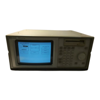 HP  1650A Setting Up