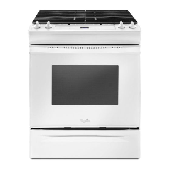 Whirlpool WEG515S0FW Installation Instructions Manual