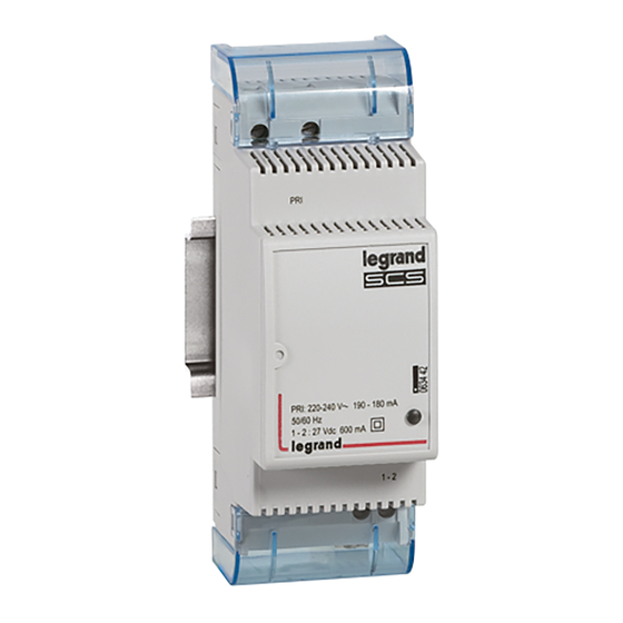 LEGRAND 0 634 42 Manual