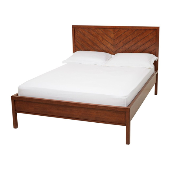 feather&black Mala Parquet Bedstead Double Assembly Instructions