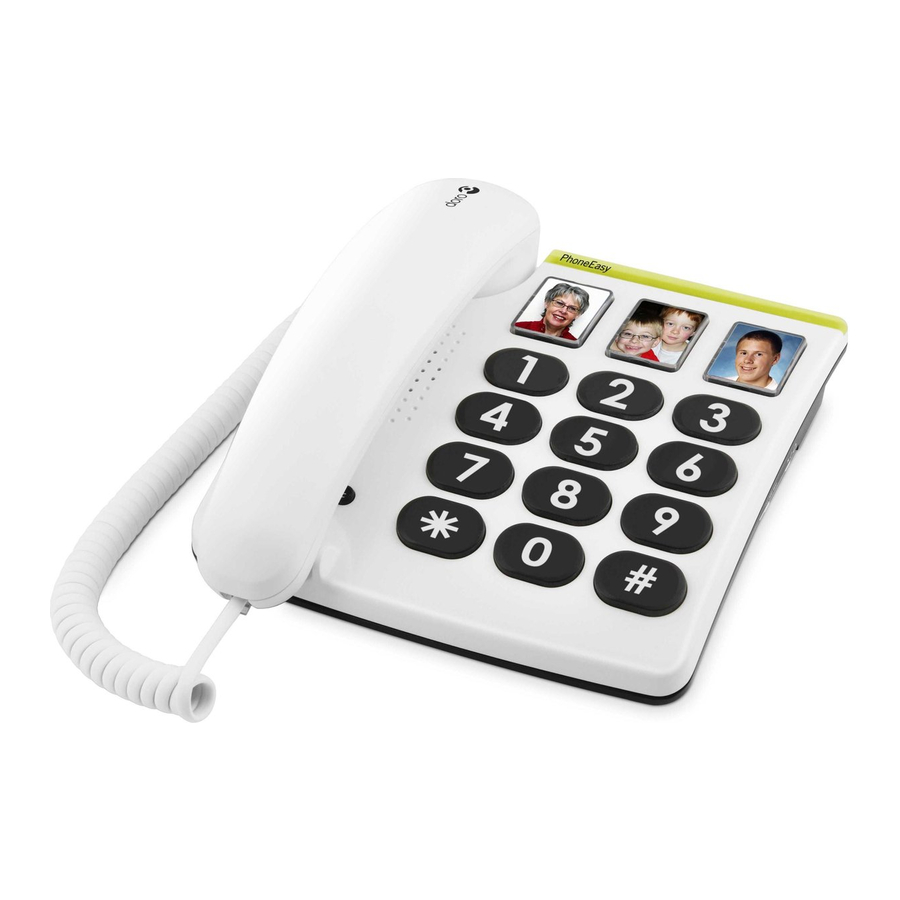 DORO PhoneEasy 331ph Set Up & User Guide