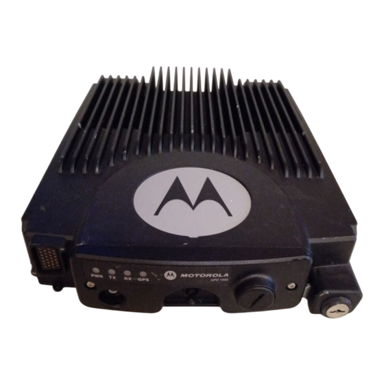 Motorola HPD 1000 User Manual