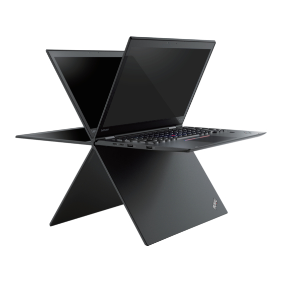 Lenovo ThinkPad X1 Yoga Safety, Warranty, And Setup Manual